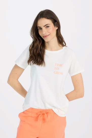 JUVIA T-Shirt 'Christina' weiß