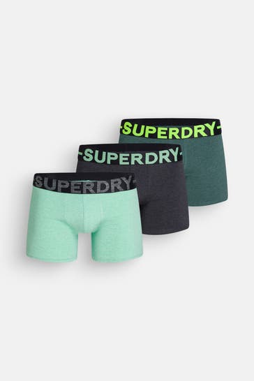 SUPERDRY 3er-Pack Boxer Trunks mehrfarbig