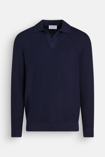 BALDESSARINI Strickpullover 'Karlo' dunkelblau