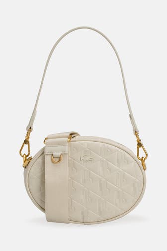 LACOSTE Schultertasche weiß