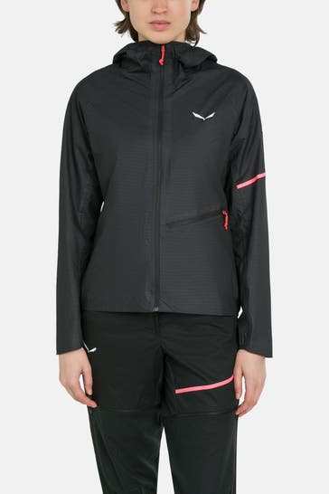 SALEWA Hardshelljacke 'Vento PTX 2.5L' schwarz