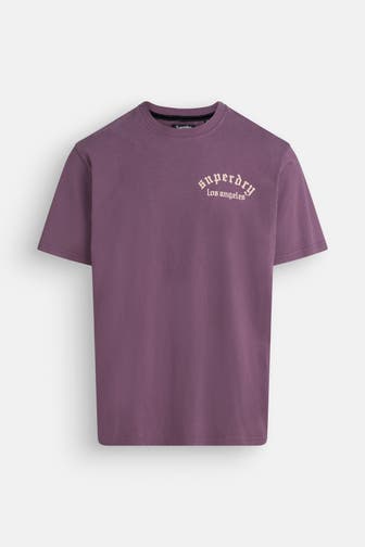 SUPERDRY T-Shirt aubergine