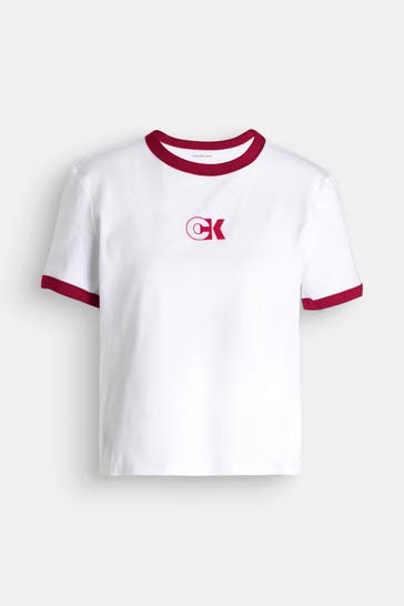 CALVIN KLEIN T-Shirt weiß
