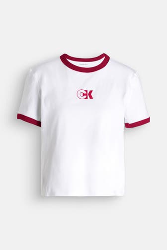 CALVIN KLEIN T-Shirt weiß