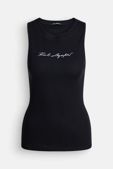 KARL LAGERFELD Top schwarz