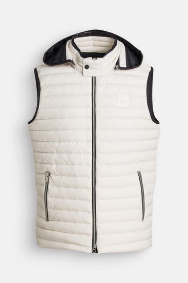 MOOSE KNUCKLES - Daunenweste ecru