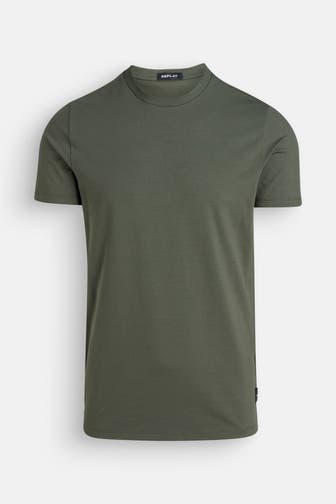REPLAY T-Shirt dunkelgrün