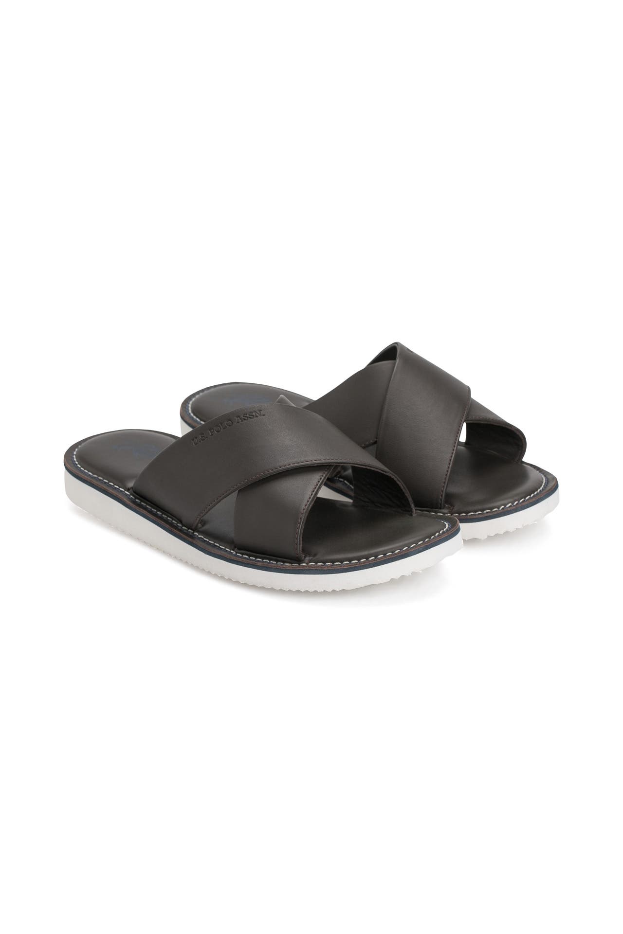 U.S. POLO ASSN. Slides schwarzbraun, Bild 1