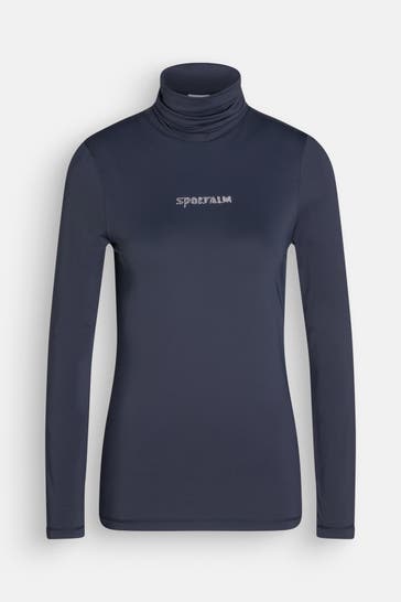 SPORTALM Rollkragen-Longsleeve dunkelgrau