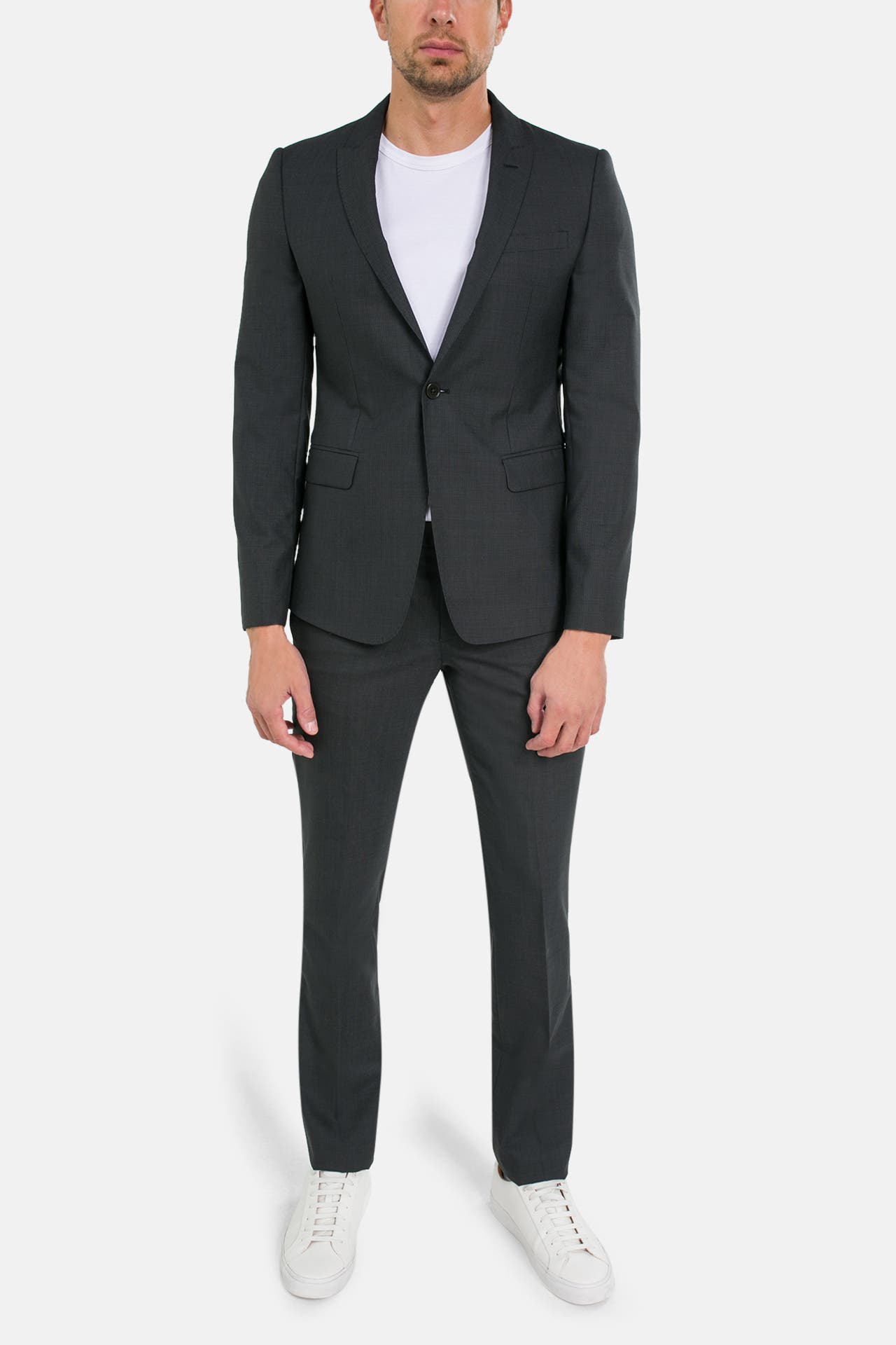 EMPORIO ARMANI Woll-Anzug anthrazit, Bild 1