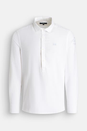 LA MARTINA Leinenmix-Hemd weiß