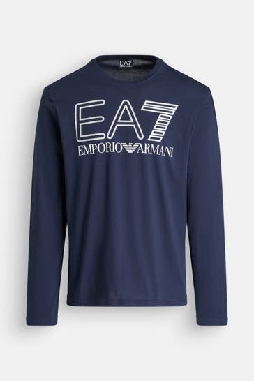 EA7 Longsleeve nachtblau