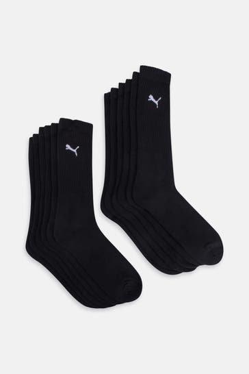 PUMA 12er-Pack Strümpfe schwarz