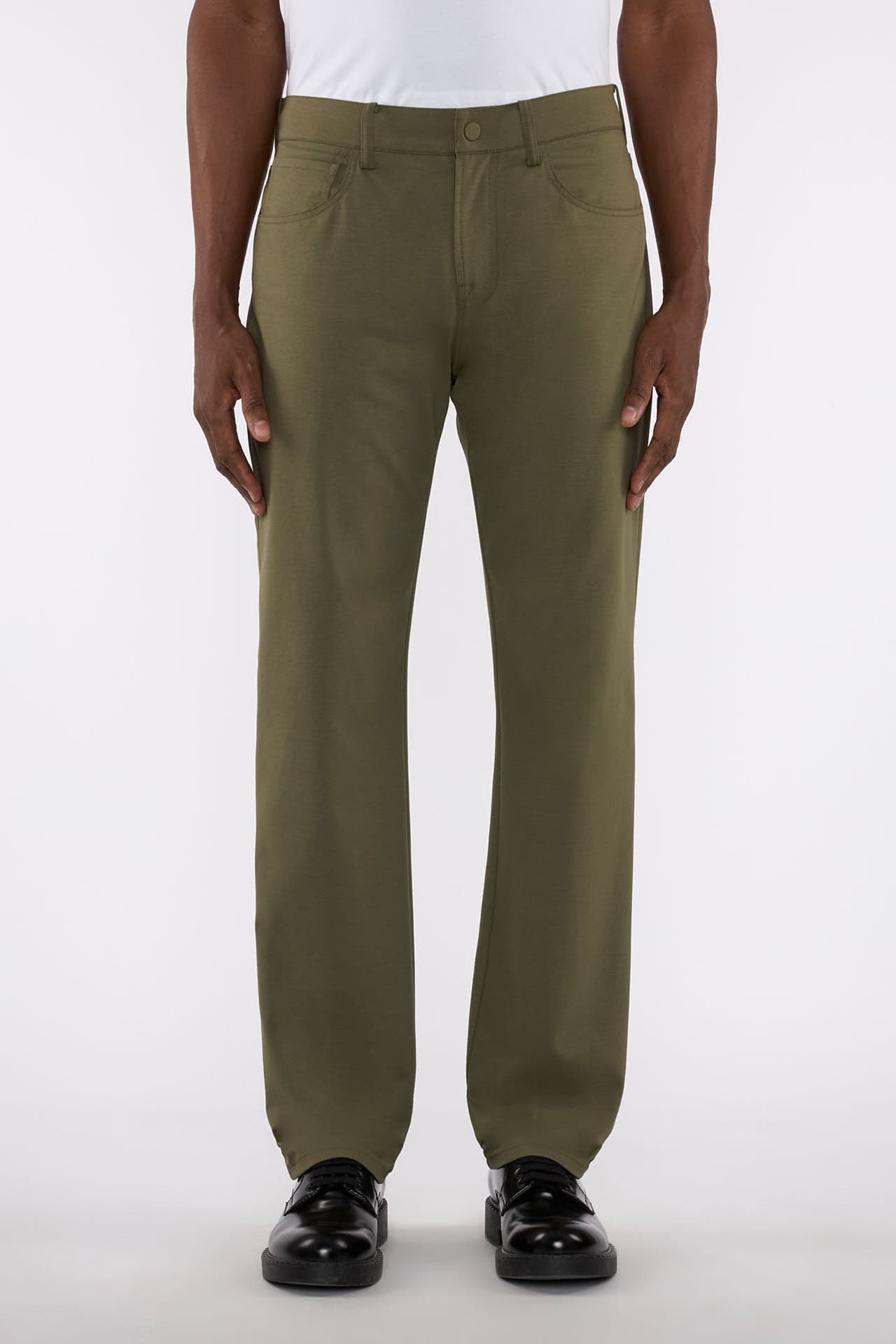 7 FOR ALL MANKIND Stoffhose 'The Straight' oliv, Bild 1
