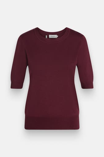 MAERZ MUENCHEN Strickshirt weinrot