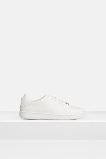 VERSACE - Leder-Sneaker weiß