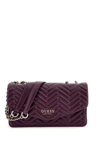 GUESS Umhängetasche 'Anning' bordeaux
