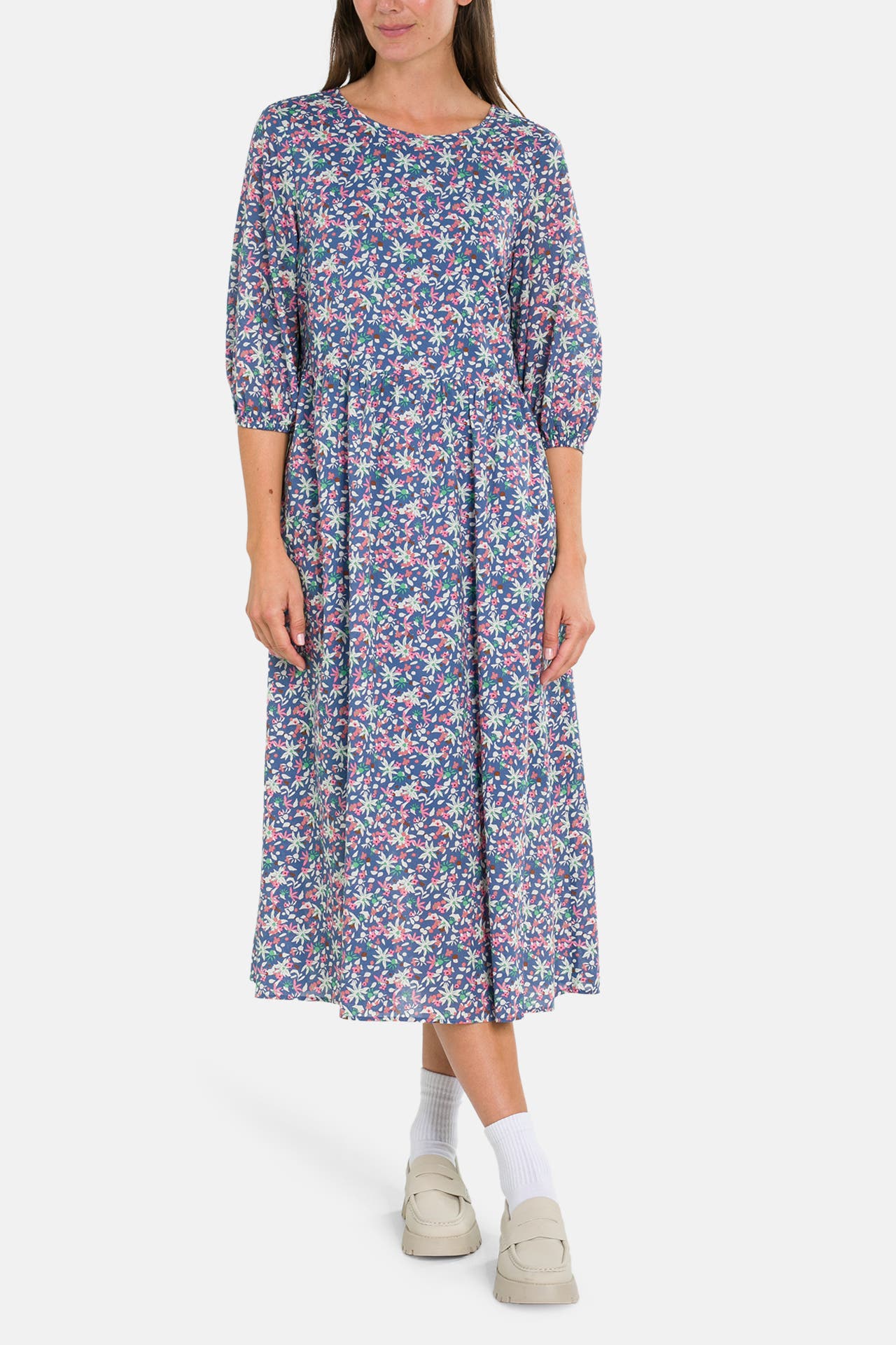 MARC O'POLO DENIM Midikleid floral, Bild 1