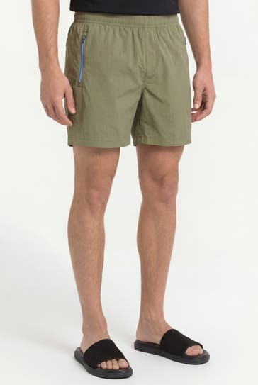 LACOSTE Shorts graugrün