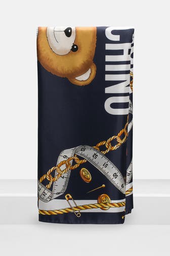 MOSCHINO Seidentuch mehrfarbig