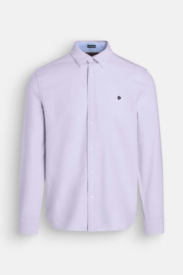 SUPERDRY Casual-Hemd taubenblau