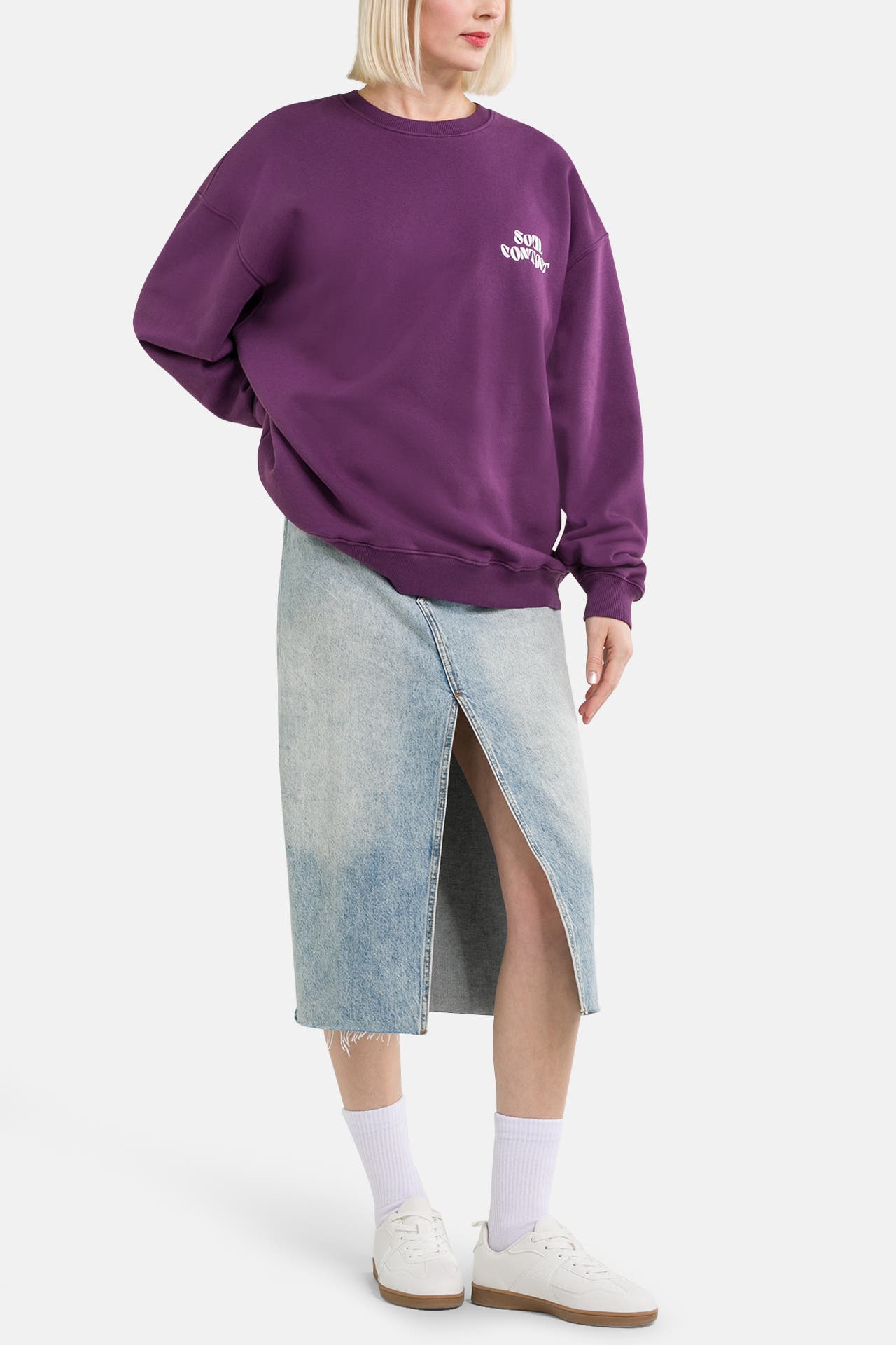 OH APRIL Sweatshirt pflaume, Bild 1