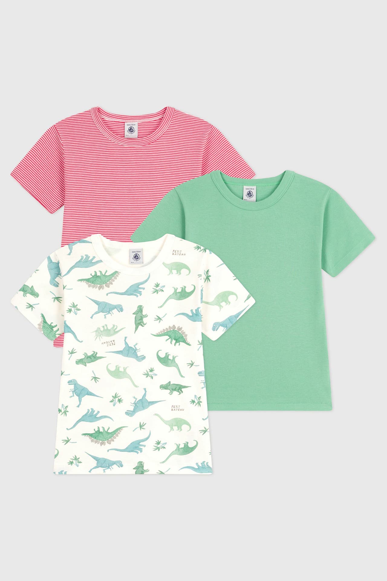 PETIT BATEAU 3er-Pack T-Shirts mehrfarbig, Bild 1
