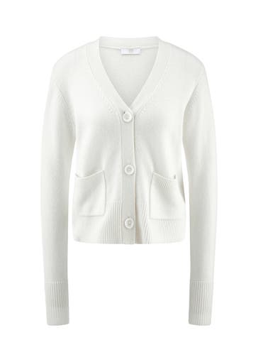 RIANI Ecru woollen cardigan