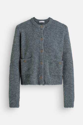 RICH & ROYAL Strickjacke grau