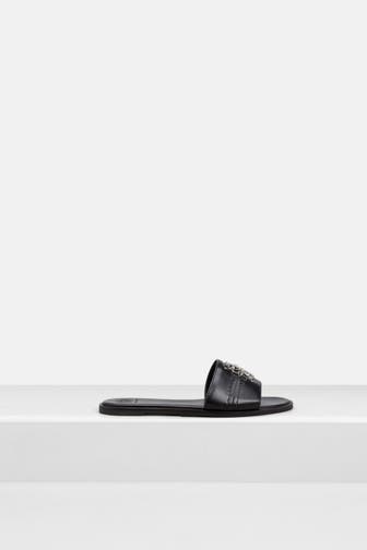 TORY BURCH Slides 'Everly' schwarz