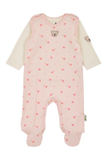 STEIFF Set Strampler + T-Shirt gemustert