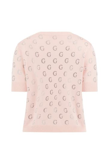 GUESS Strickshirt 'Jasmine' puderrosa