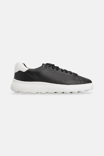 GEOX Leder-Sneaker 'Spherica' schwarz