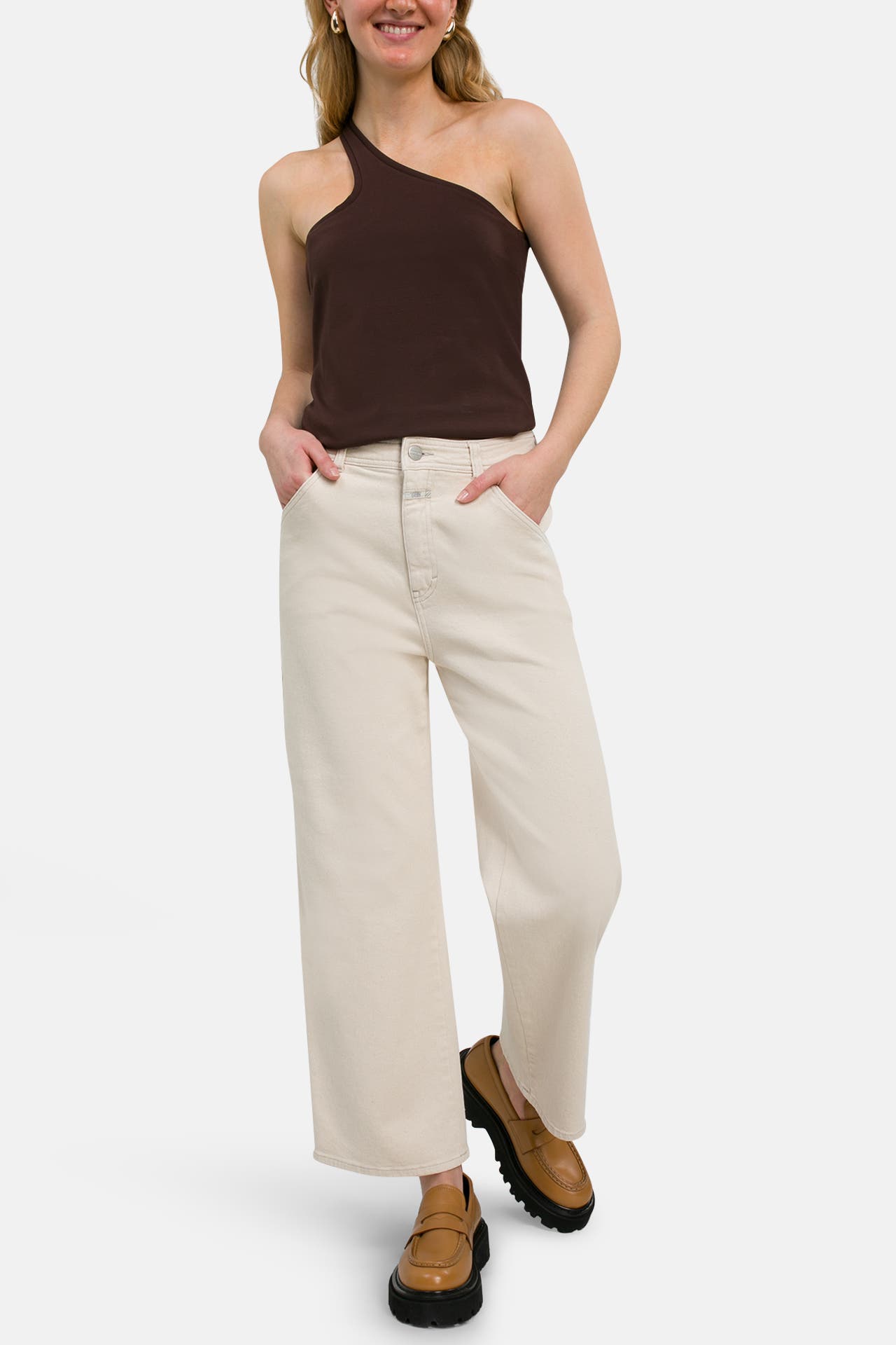 CLOSED Jeans beige straight, Bild 1