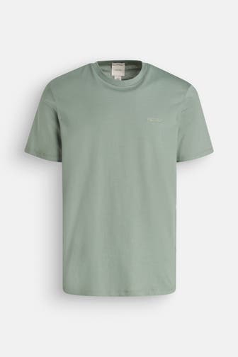 CALVIN KLEIN T-Shirt 'Refined Solid' graugrün
