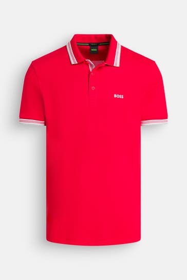 BOSS Polo-Shirt 'Paddy' rot