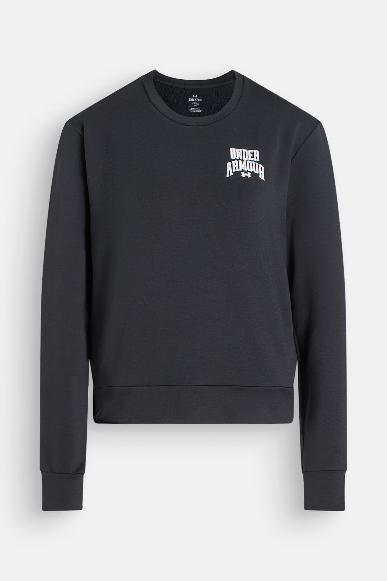 UNDER ARMOUR Longsleeve 'Rival Terry' schwarz, Bild 1