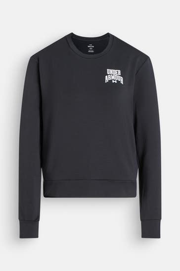 UNDER ARMOUR Longsleeve 'Rival Terry' schwarz