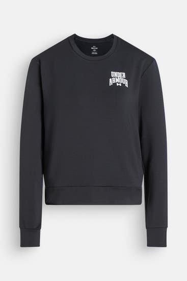 UNDER ARMOUR - Longsleeve 'Rival Terry' schwarz