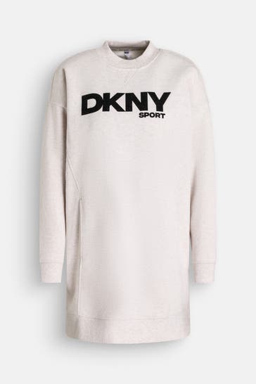 DKNY Sweat-Kleid hellrosa