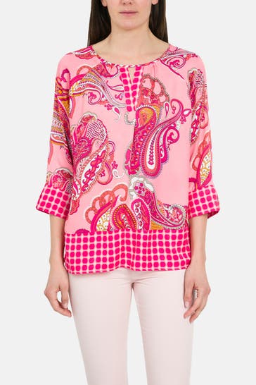 BETTY BARCLAY Tunika lachs gemustert