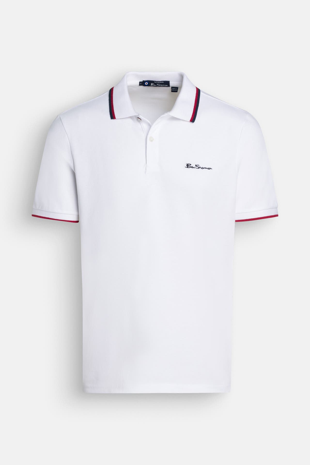 BEN SHERMAN Polo-Shirt weiß, Bild 1