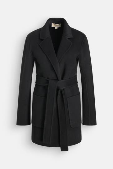 MICHAEL MICHAEL KORS Wollmix-Mantel schwarz