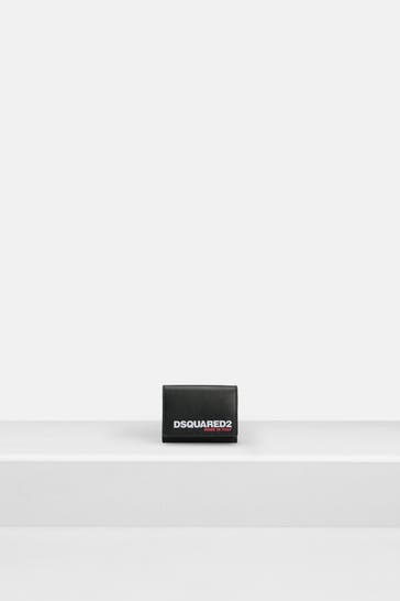 DSQUARED2 Ledergeldbörse schwarz