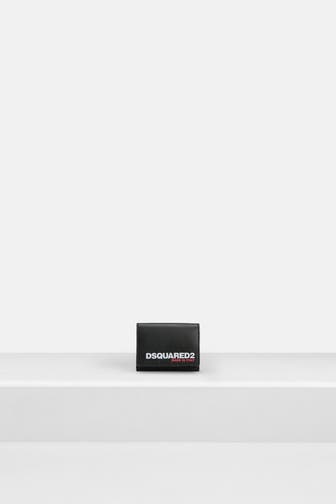 DSQUARED2 Ledergeldbörse schwarz