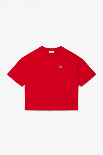 LACOSTE T-Shirt rot