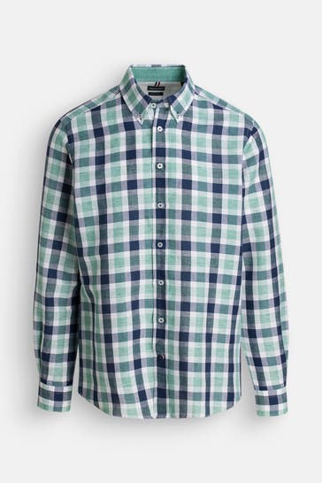 HECHTER Paris Leinenmix-Hemd Regular Fit