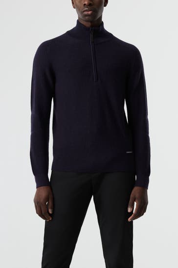 ALPHATAURI Wollmix-Stricktroyer dunkellila