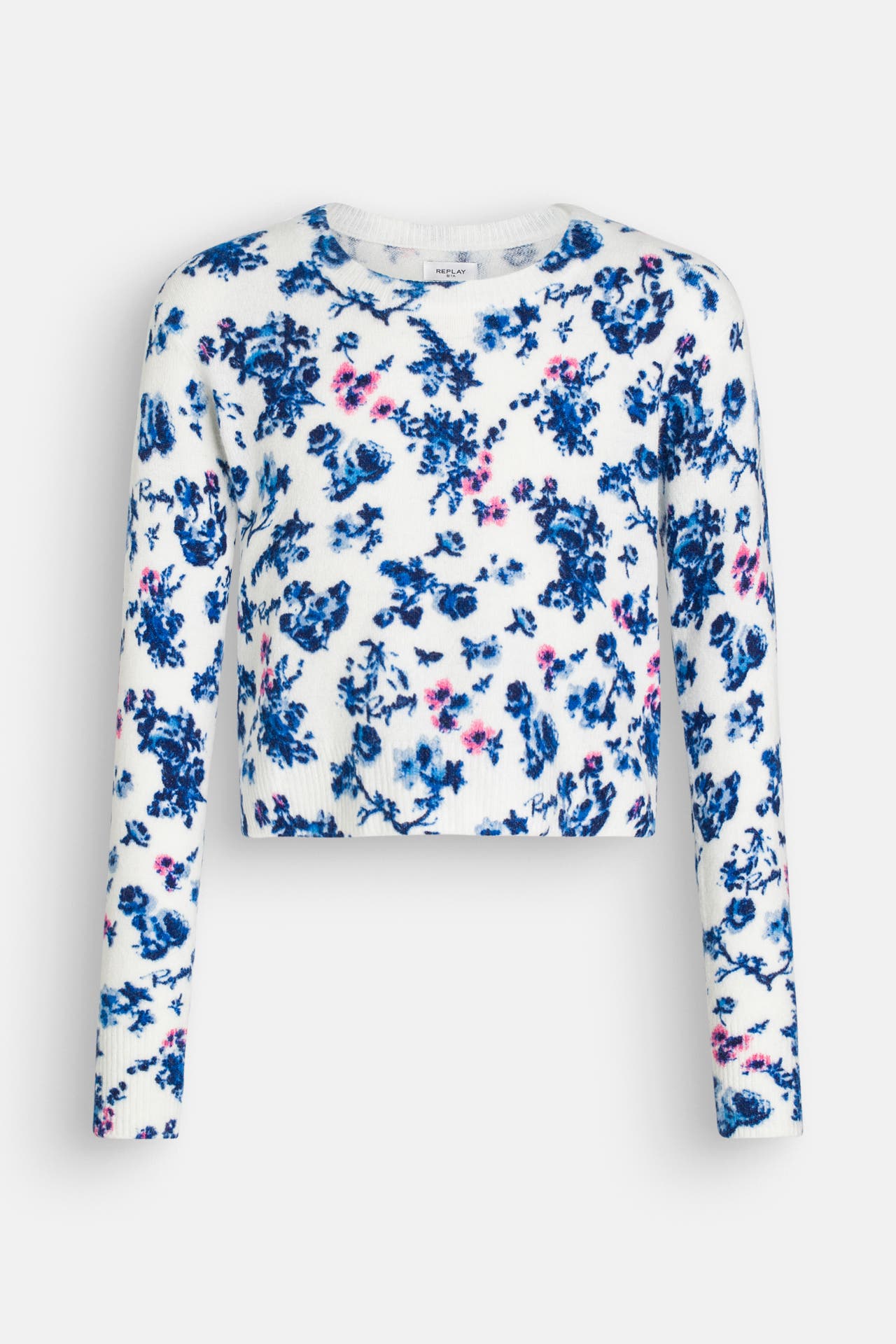 REPLAY Strickpullover 'Masche' floral, Bild 1