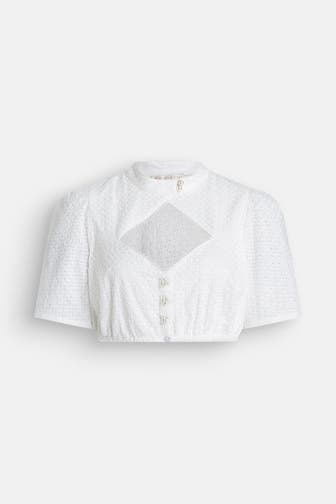 KRÜGER Dirndlbluse 'Mine' weiß